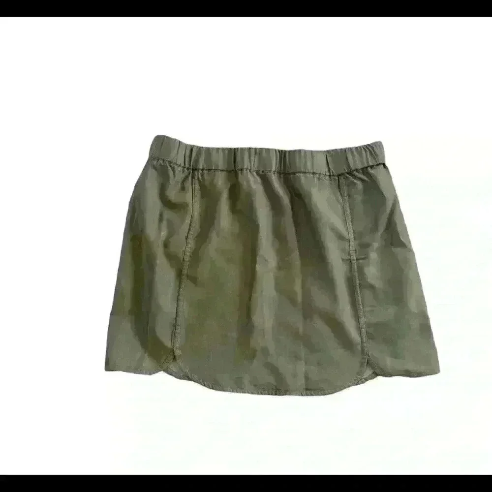 Carve Designs Jordan Skirt Olive Green Size 8